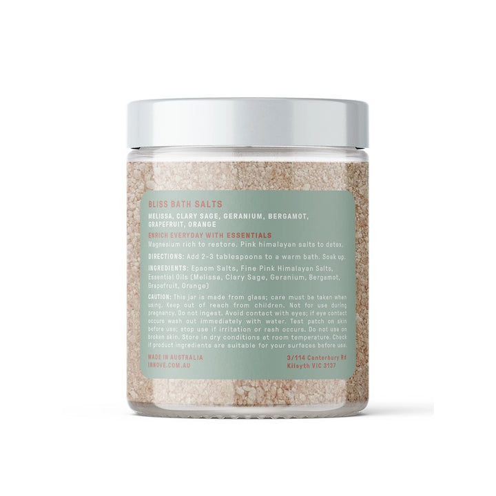 Bliss Essential Oil Bath Salts 250g