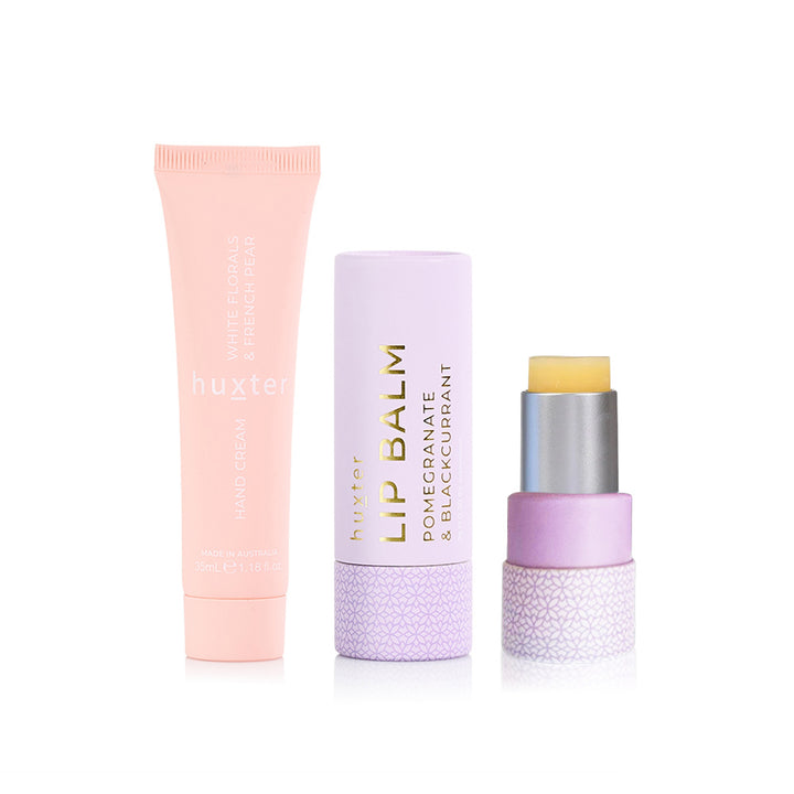 Lip &amp; Hand Cream Duo - Limited Edition White Florals &amp; French Pear